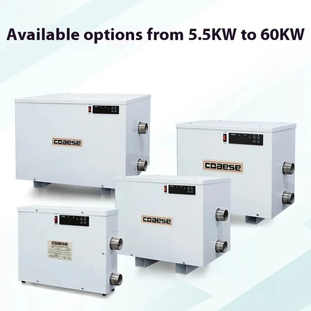 18-36KW Electric Heating Thermostat for Baths Pools Aquaculture 380V High-end Digital Display Water Circulation