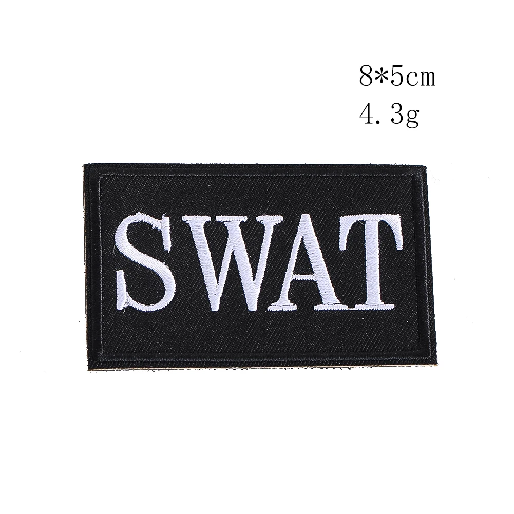 Klett-Stickerei-Patch-Set, taktische Moral-Patches für Jacke, Rucksack, Hut, Militär-Stil, DIY-Dekoration, abnehmbare Ausrüstung – Detail 6