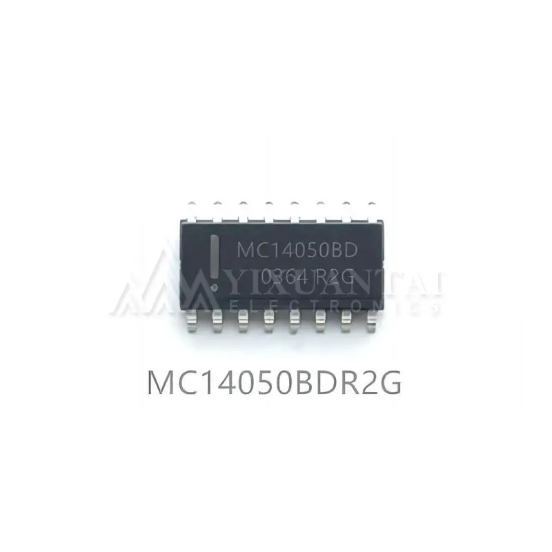 10pcs/Lot  MC14050BDR2G MC14050 Buffer/Converter 6-CH Non-Inverting CMOS 16-Pin SOIC T/R New