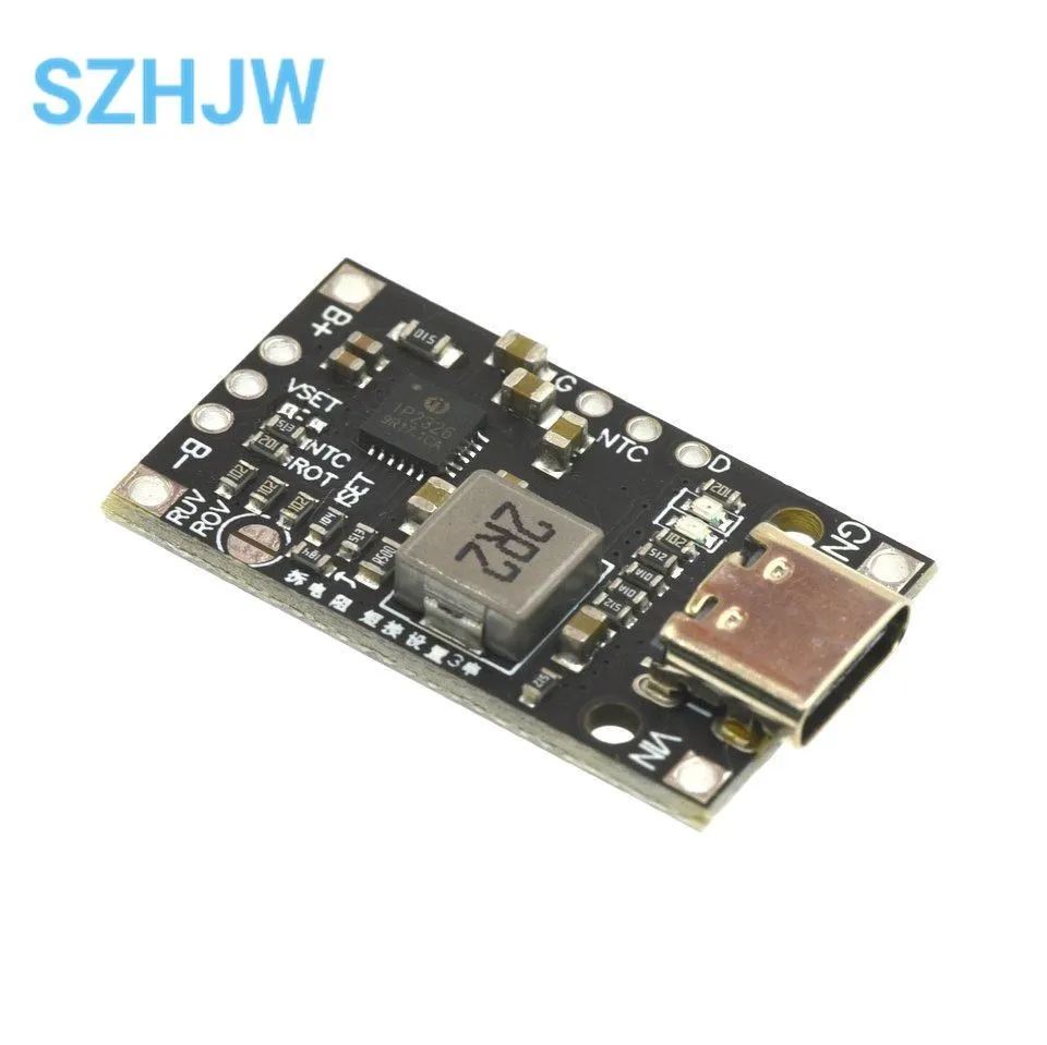 2S 3S Type-C USB BMS 15W 8.4V 12.6V 1.5A Lithium Battery Charging Boost Module With Balanced Support Fast Charge With Indicator