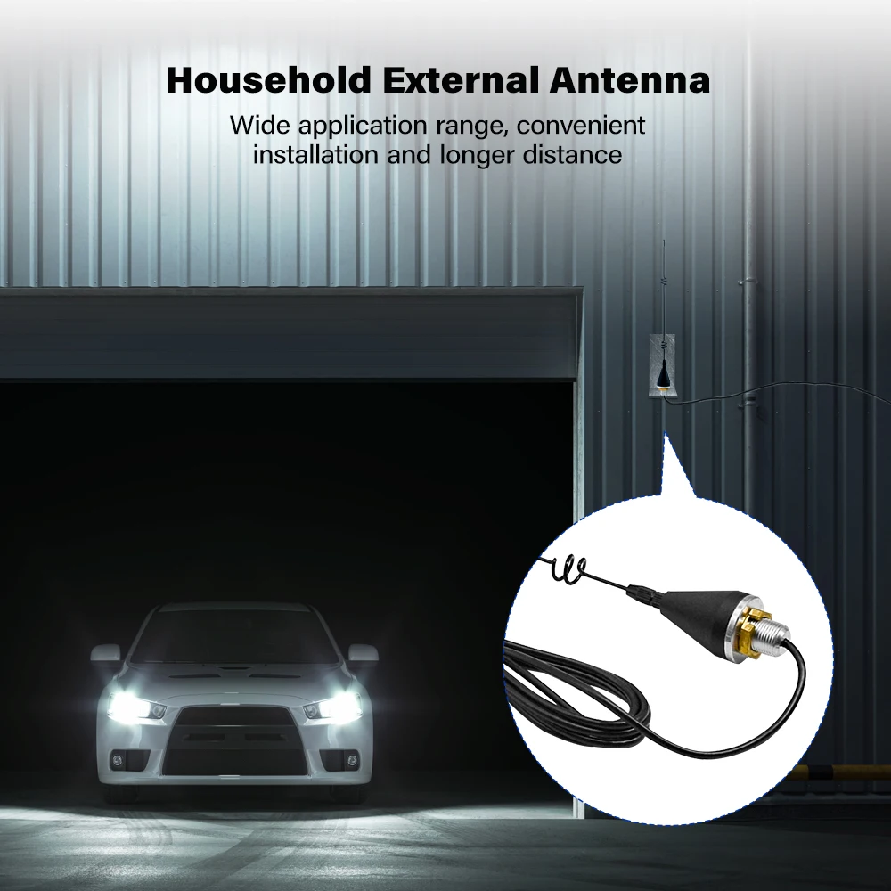 범용 외부 방수 안테나, 차고 라디오 리시버 안테나, 신호 인핸서, 868MHz