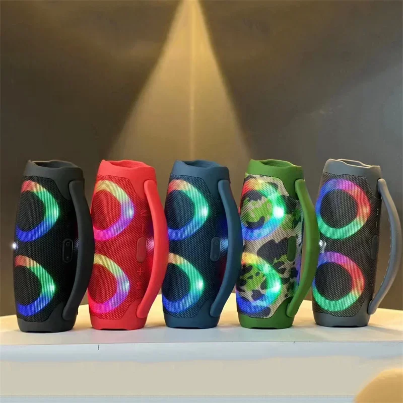 50W BOOMS BOX 3 Altavoz Bluetooth inalámbrico portátil para exteriores Luz RGB Caja de música para fiesta Reproductor Subwoofer estéreo Altavoz Bluetooth