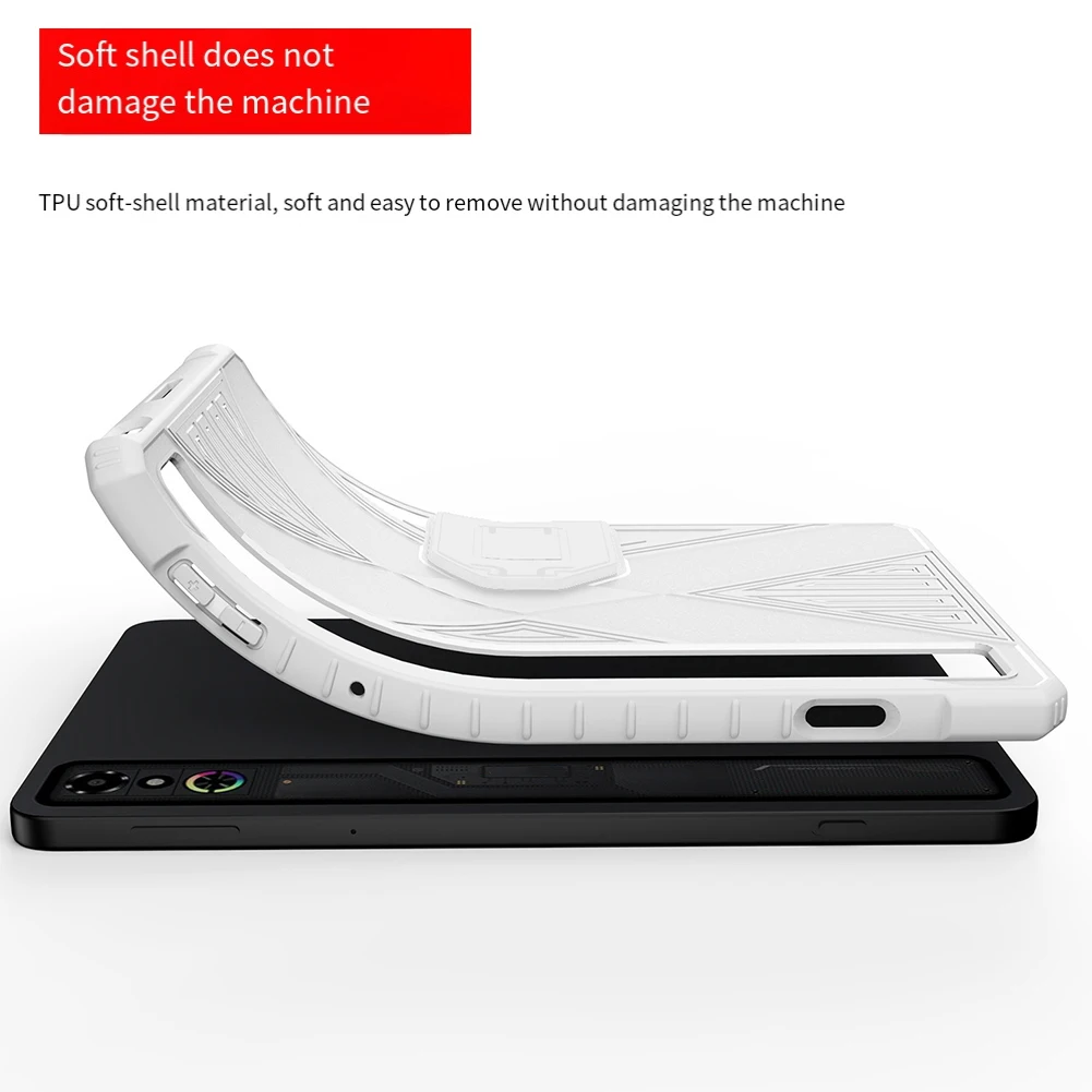 

Тонкий чехол для планшета RedMagic 3 Pro Slim с подставкой, амортизирующий мягкий чехол с точным доступом порту