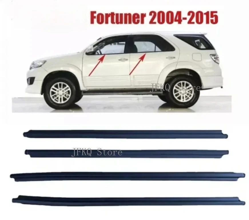 

4 шт., водонепроницаемая уплотнительная лента для оконных дверей автомобиля для Toyota Fortuner 2004 2005 2006 2007 2008 2009 2011 2010 2012 2013-2015