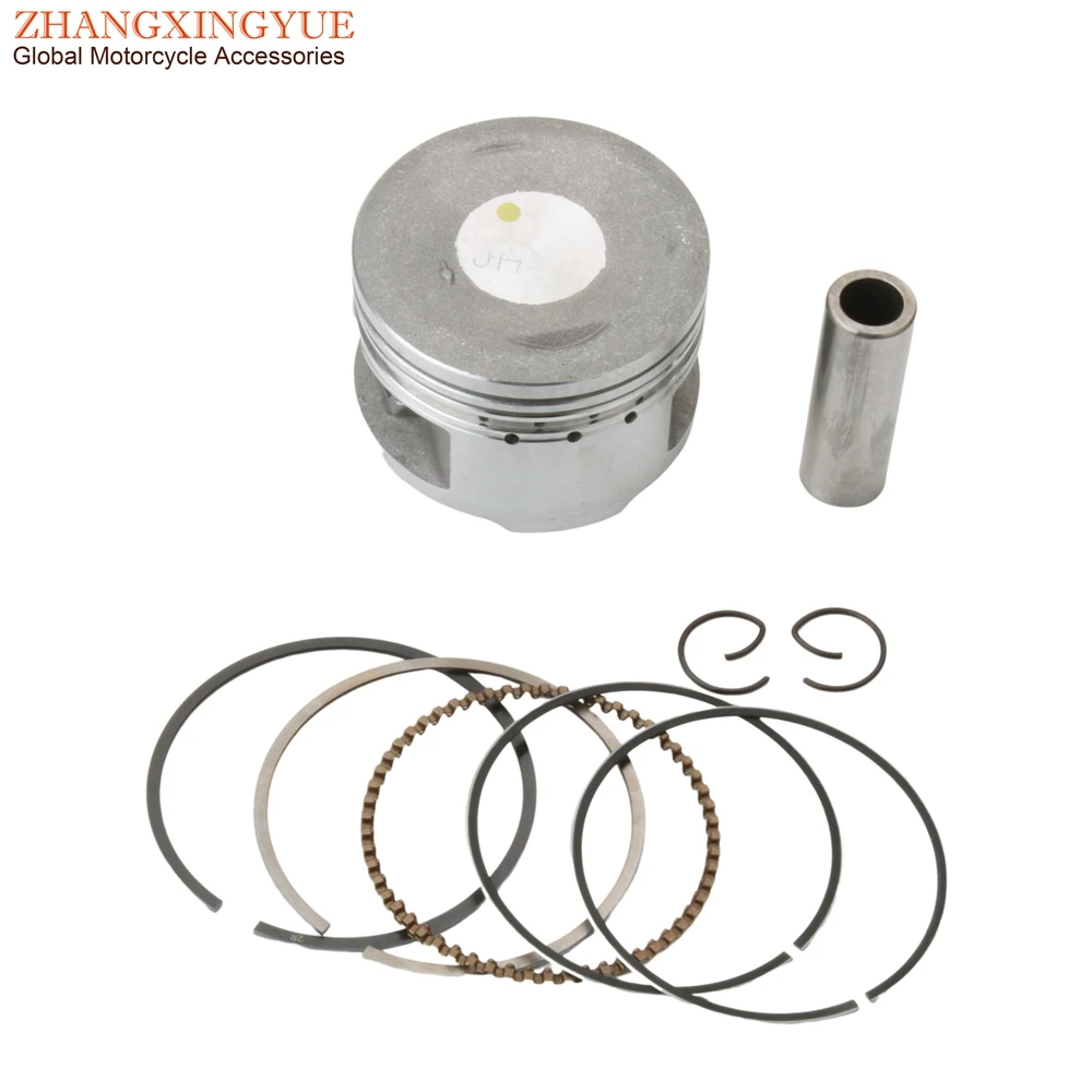 Scooter 51.5mm Piston Kit For Yamaha XC125 ZY125T Cygnus125 1997-1999 Cygnus R 125cc 4T 2000-2003 Vino125 2V 4CW-E1631-12-A0