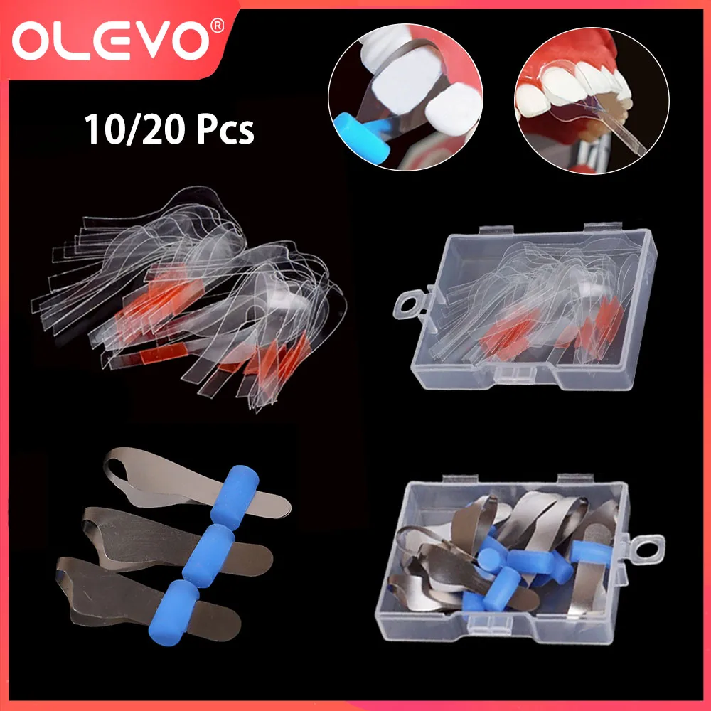 

Dental Orthodontic Twin Anterior Matrix Sectional Contoured Metal Transparent Polyester Matrices Matrice Dentist Materials