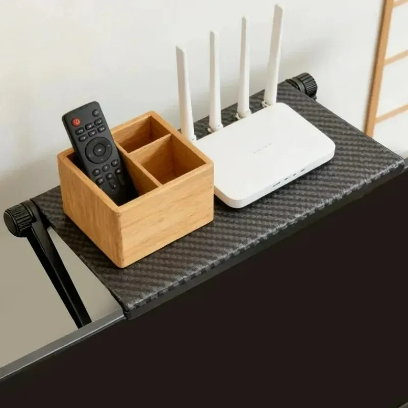 TV Top Shelf Router Holder Adjustable Screen Mount Storage Rack for Router Set Top Box Media Device TV Monitor Organizer Space
