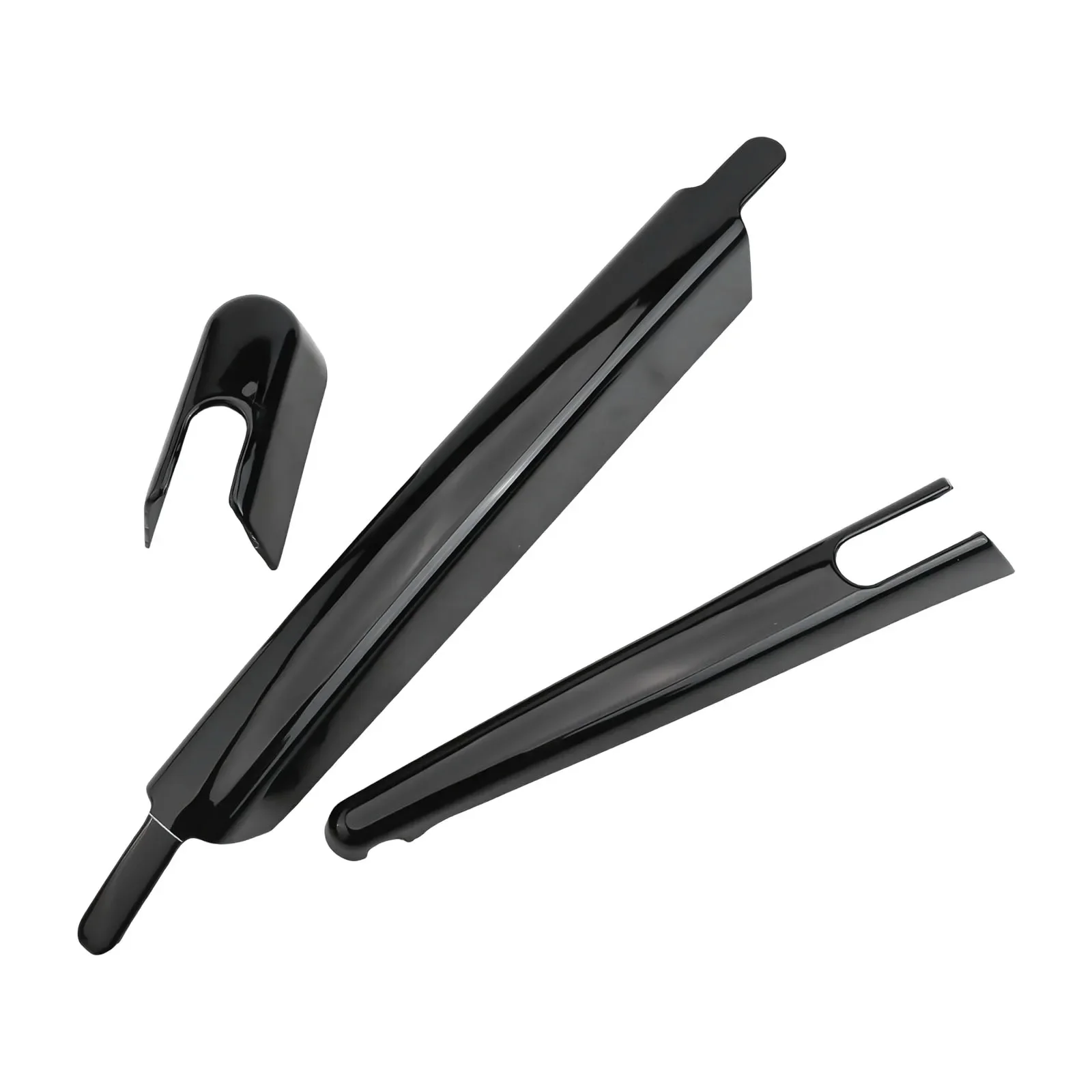 

Tail Wipers Protection Black Glossy Black Glossy Cover High Universality Perfect Fit Scratch Protection Waterproof Material