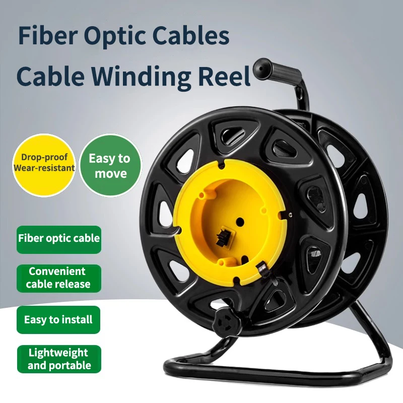 S350A/AB Manual Cable Winding Reel Optical Mobile Fiber Signal Line Power Cord Empty Disk Plastic Light Strip Receive Put Winder