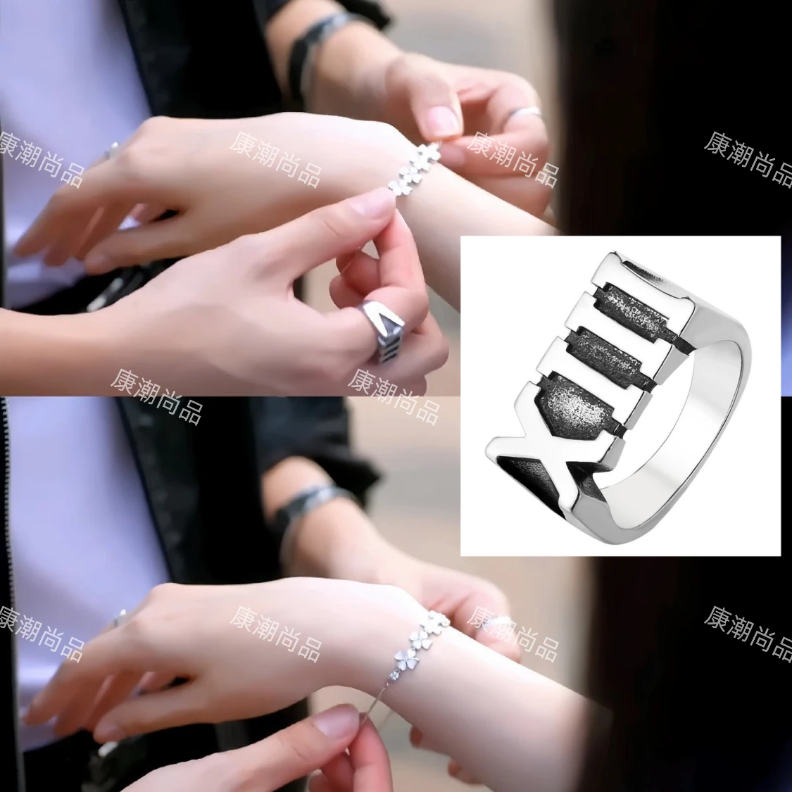 Thai Drama Love Filling Blank FayeYoko Same Ring Les Titanium Steel Ring Strap, Packaging Box Faye Supaporn  Yoko Apasra