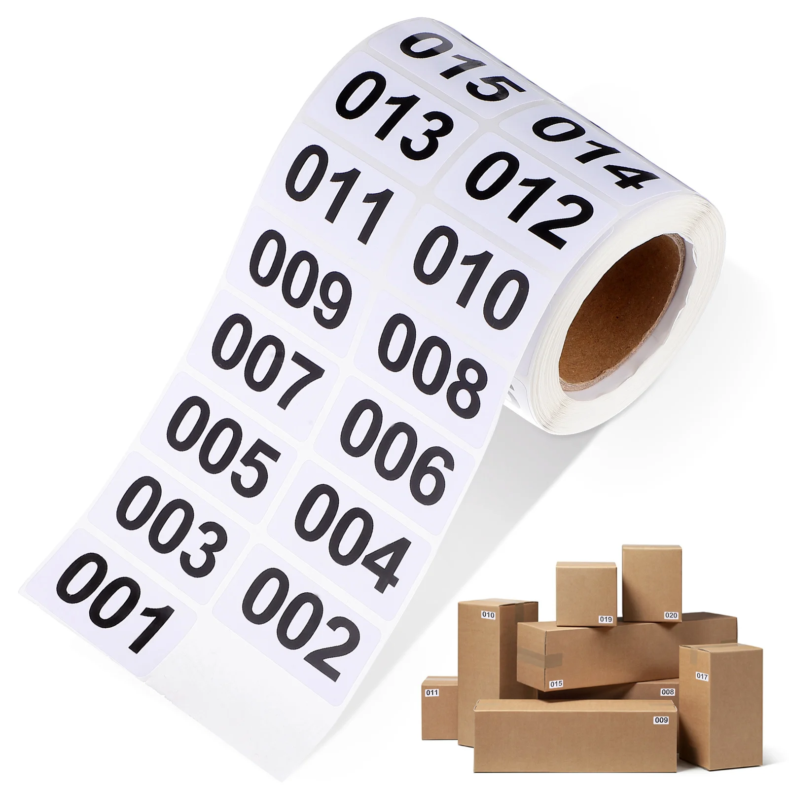 

Warehouse Label Stickers Numbered Pasters for Inventory Tracking Quality Assurance Tags 1000 Sheet