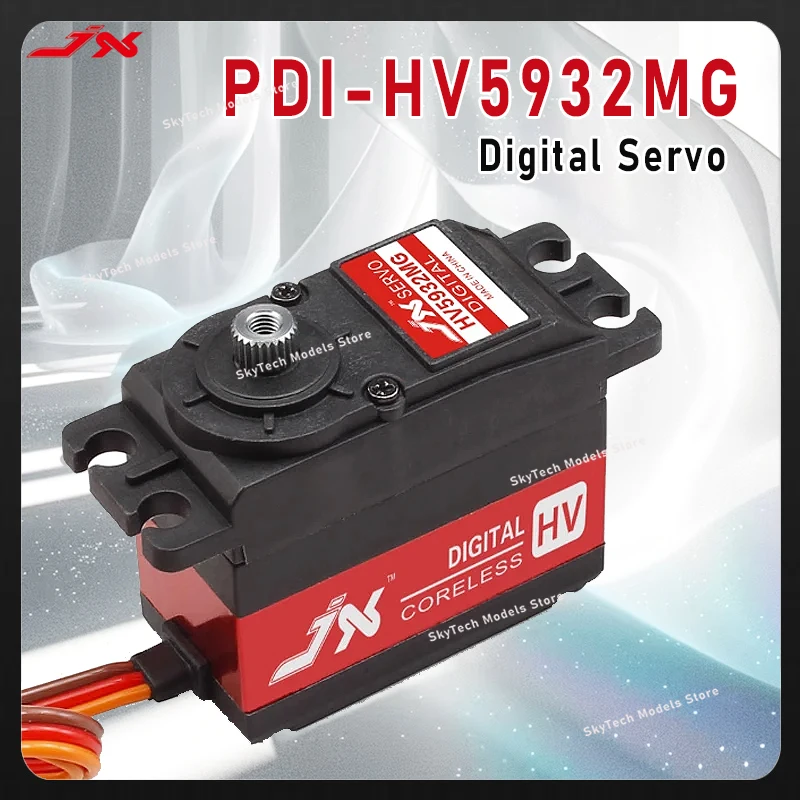 JX Servo PDI-HV5932MG Digital Servo - 32KG Torque, 0.10 Sec/60° at 8.4V, Metal Gear, Coreless, for RC & DIY Projects