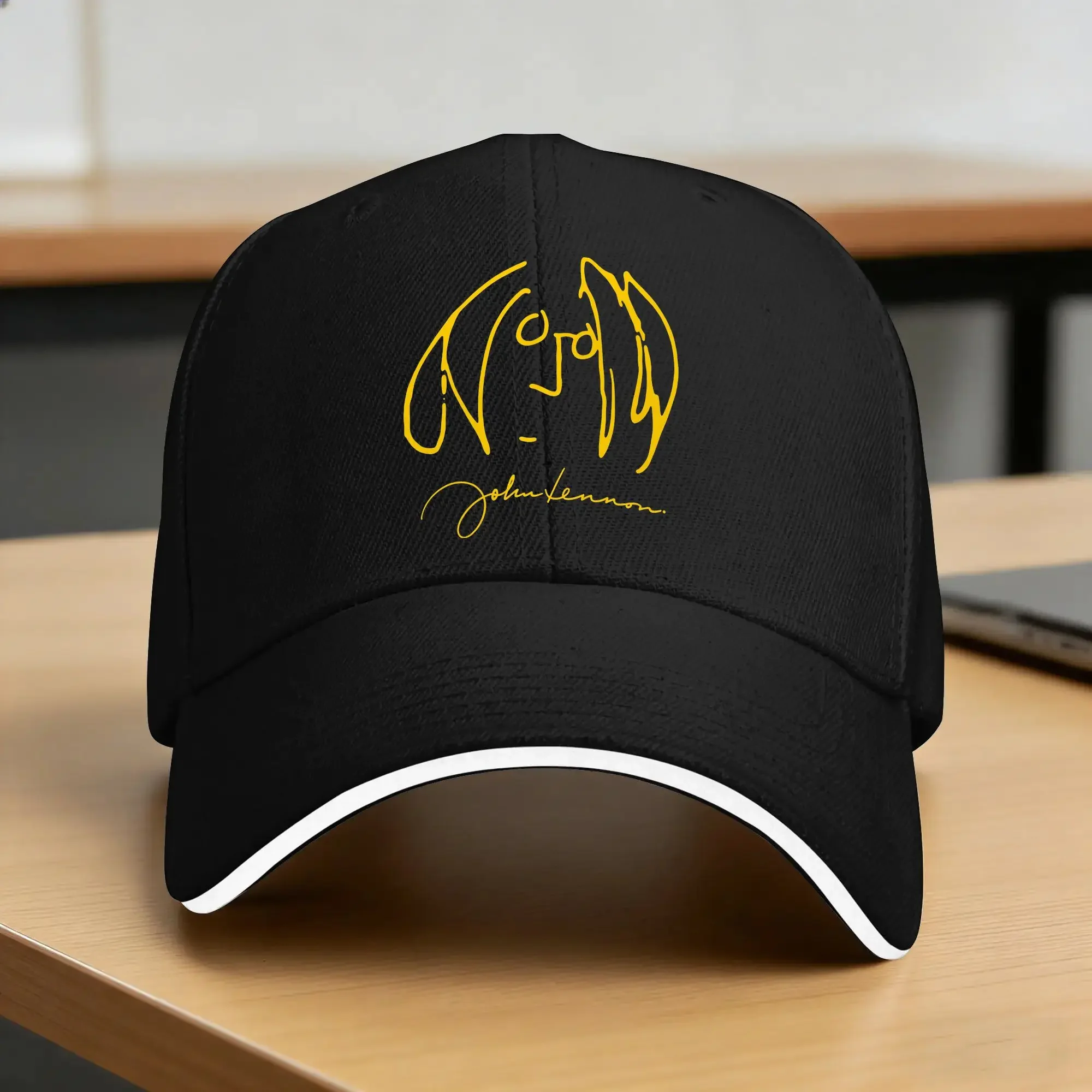 New John Lennon Self Baseball Cap  Summer Casual Trucker Hat For Men Outdoor Sports Sun Snapback Cap