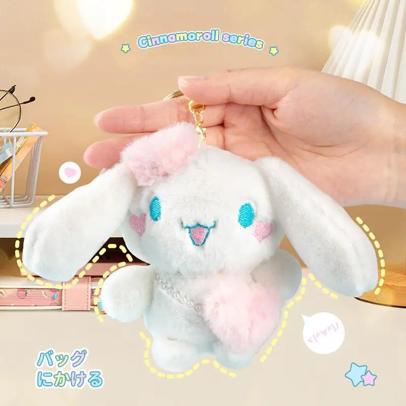 Sanrio Schattige Cinnamoroll Babycinnamoroll Hanger Sleutelhanger Schooltas Rugzak Pop Hanger Hanger Ketting Pluche Poppentas Sieraden Hanger