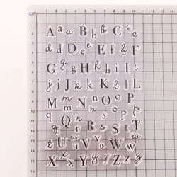 Letters 2025 Clear Stamp Transparent Silicone DIY Stamp Seal Sheet for Scrapbooking Making Album Photo Handmade Decoration