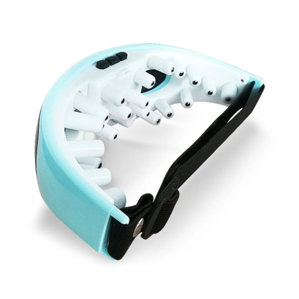 مدلك العين الأزرق القابل للتعديل الاهتزاز جهاز العناية بالعين العلاج تدليك نظارات لتخفيف التعب الصحة