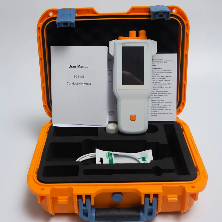 EC500T Desktop Conductivity Analyzer Testing Conductivity Meter Digital EC Meter for  Laboratory water quality analysis