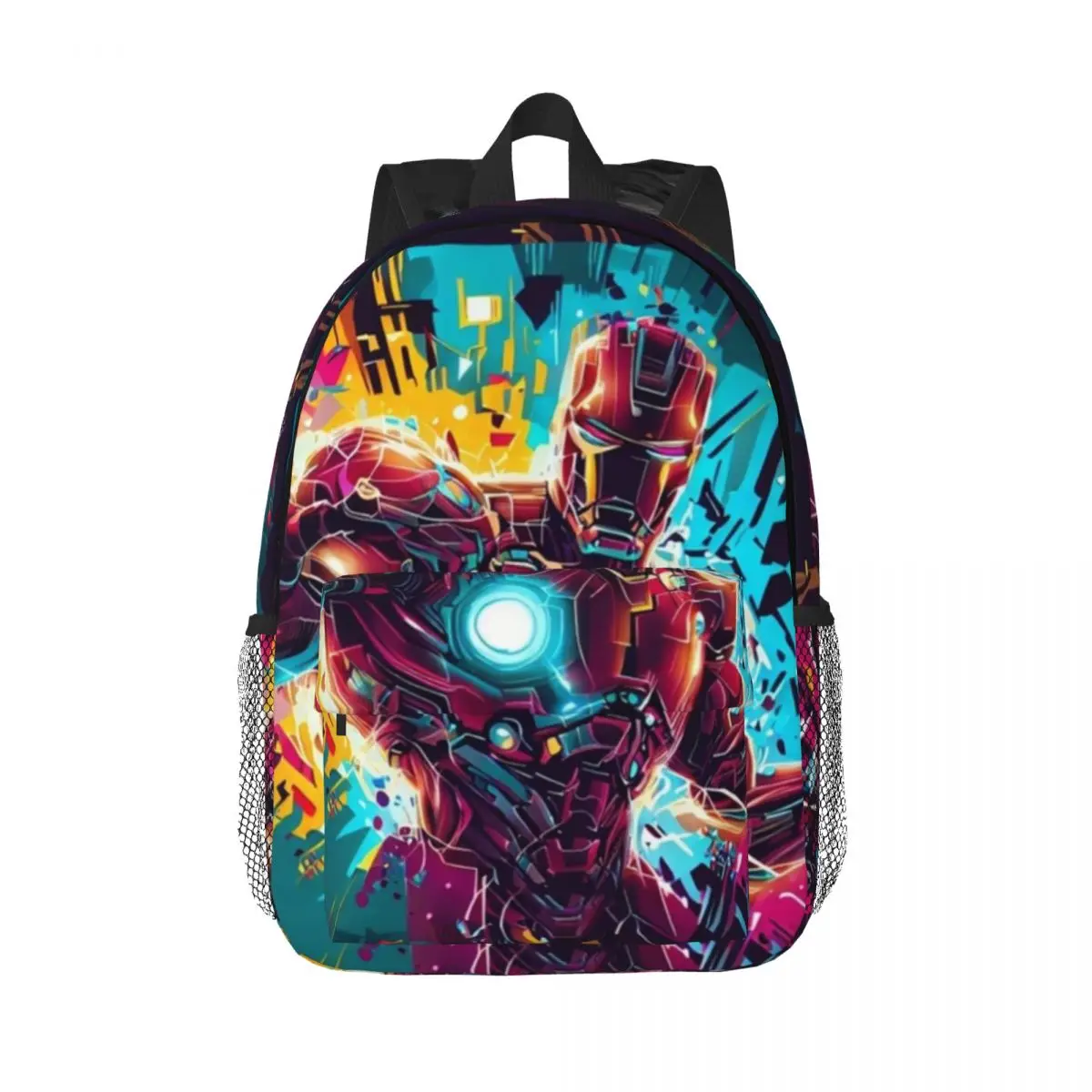 Iron Man nieuwe mode hoge capaciteit waterdichte universiteitsrugzak trendy laptop reisboekentas 15 inch