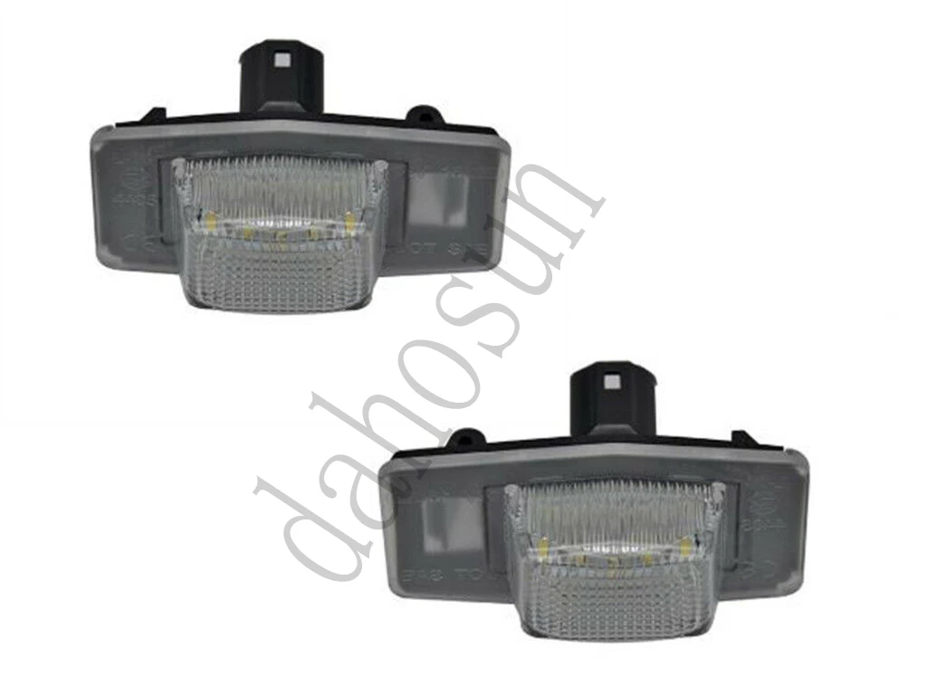 2Pcs Dahosun White LED License plate Light for Mazda 323 MX-5 MPV Miata for ford Escape Mercury Rear Number Plate Lamp