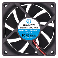 WINSINN 7020 70mm Fan DC 5V 12V 24V Sleeve / Dual Ball Bearing Brushless Cooling 70x20mm 2PIN