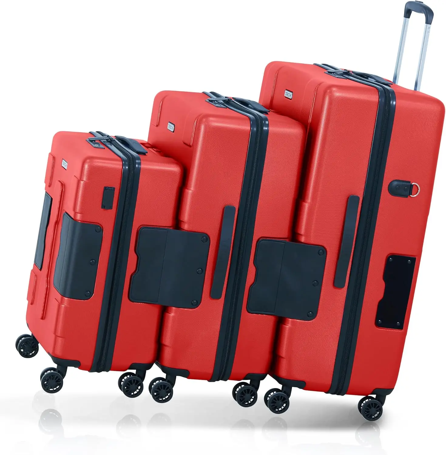 Tach V3.1 3-Piece Hardcase Connectable Luggage & Carryon Travel Bag Set | Rolling Suitcase With Patented Built-In Connecting