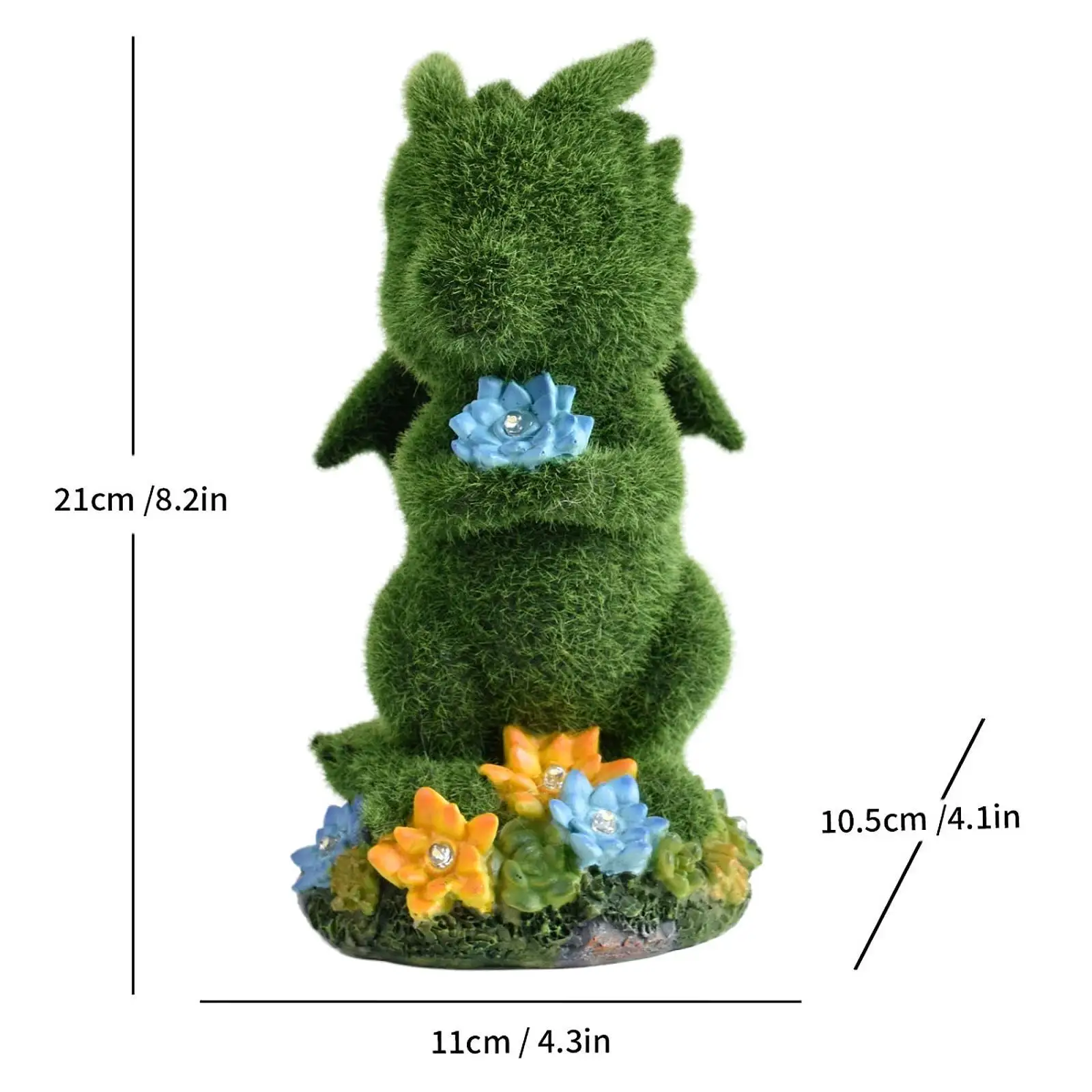 dragon-statue-solar-light-cute-housewarming-gift-ornament-resin-outdoor-statue