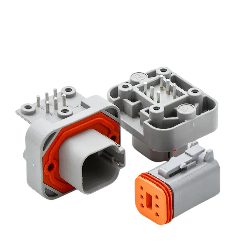 5/10/100 Conector Automotriz DEUTSCH DT Impermeable DT15 Núcleo Coincidente Terminal de PCB Panel Enchufe Aguja Asiento Chaqueta Terminal 2