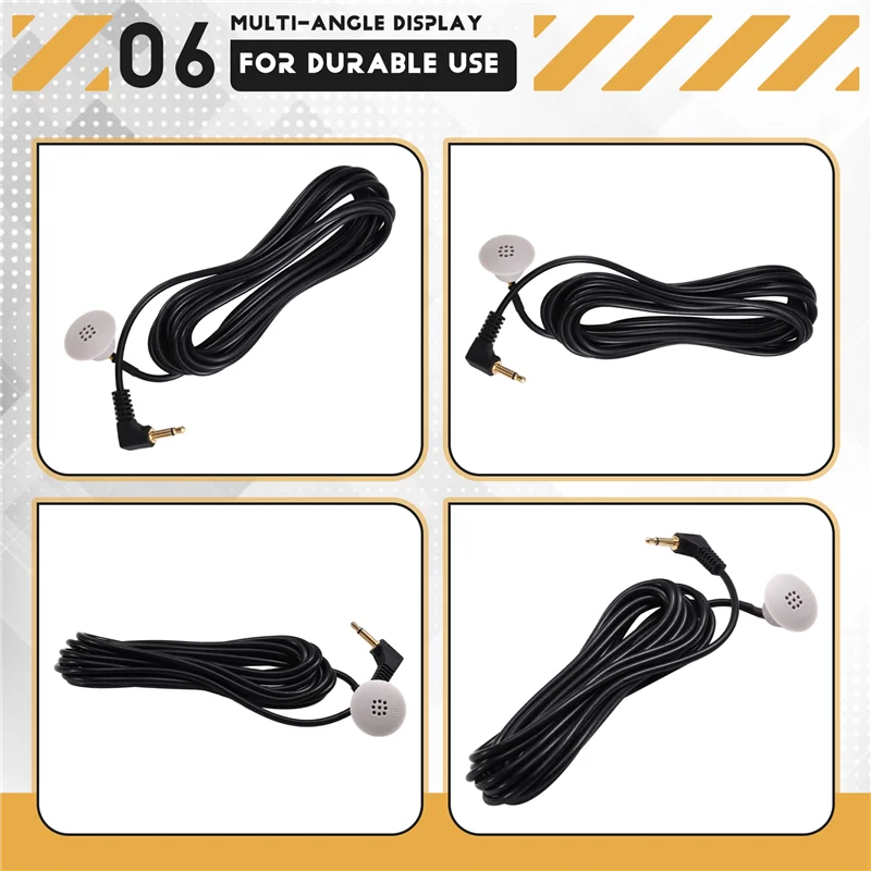 BB AT-3.5Mm Car Radio Microphone Mic For Hyundai Accent Solaris 2011-2016 For KIA Sportage 2011-2013