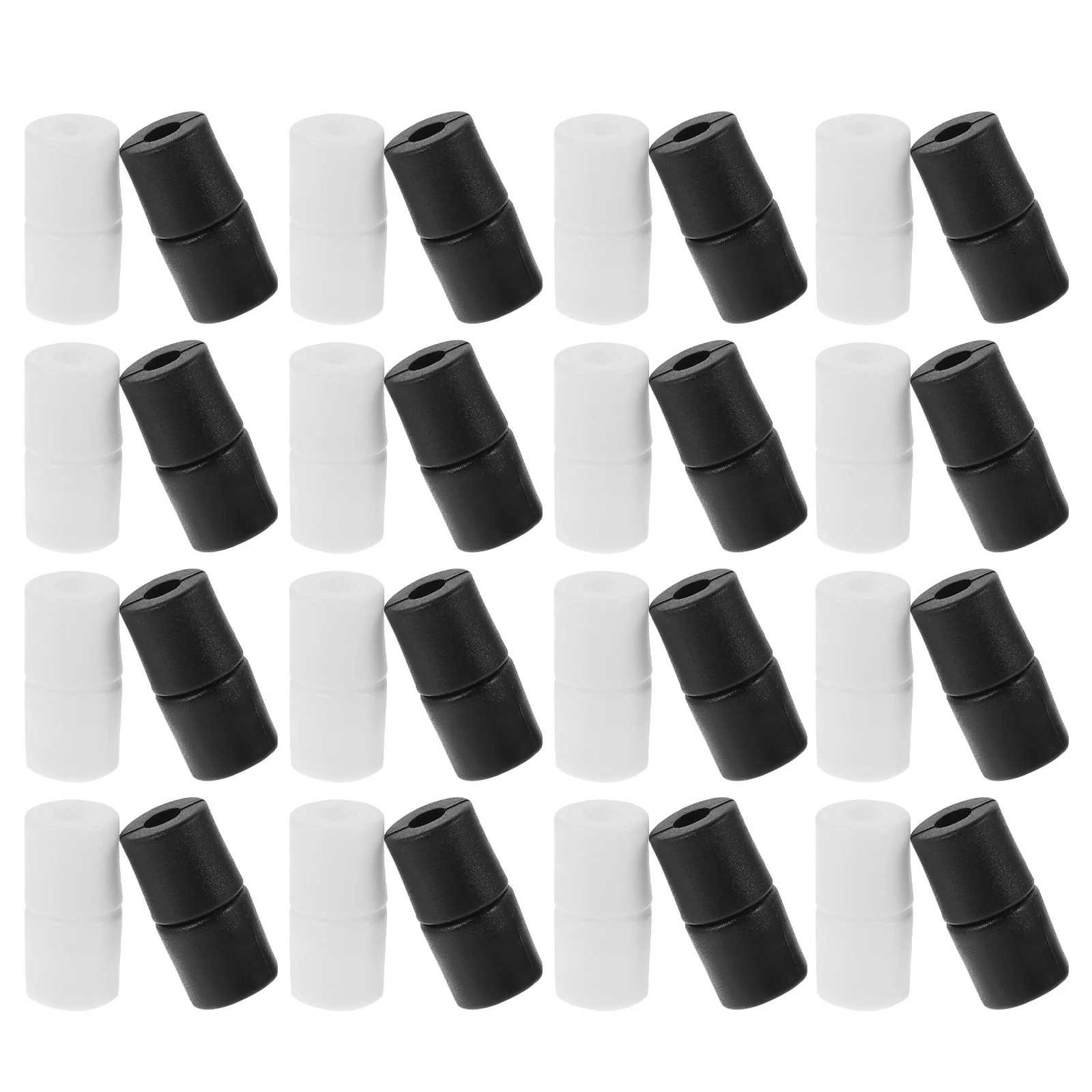 

60 Pcs Plastic Rope Buckle DIY Jewelry Making Safety Clasps Plastic Barrel Connectors Breakaway Beads Clasps Craft Supplies