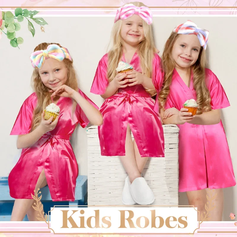 6/8/10/12 مجموعة حفلة سبا للفتيات سبا حفلة عيد ميلاد لوازم للأطفال هدايا حفلات الزفاف مع عصابات الرأس معصوب العينين