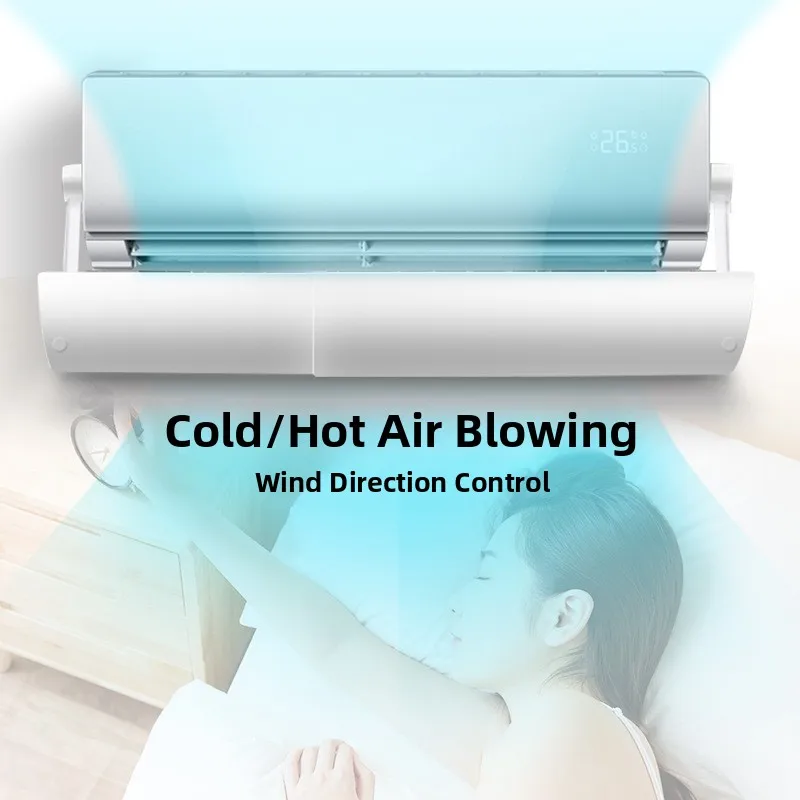 Home Use Air Conditioner Windshield Simple Installation Windproof Direct Blow Protection Hanging Machine Dustproof Organizer