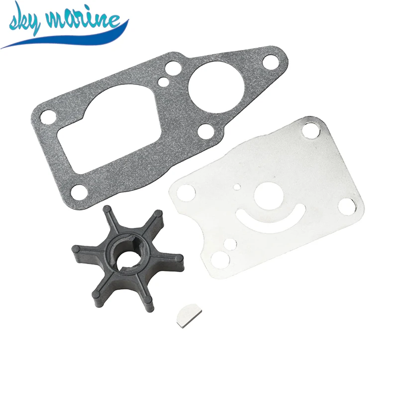 18-3266 17400-98661 New Water Pump Impeller Service Kit For Suzuki Outboard Motor DF4 DF6 17400-98661-00 Boat Engine Aftermarket
