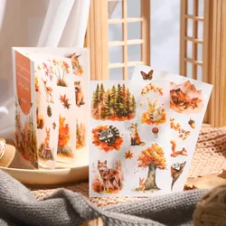 5pcs/lot Memo Pads Material Paper A Fairytale of the Four Seasons Journal Scrapbooking Card Background Decoration stationery