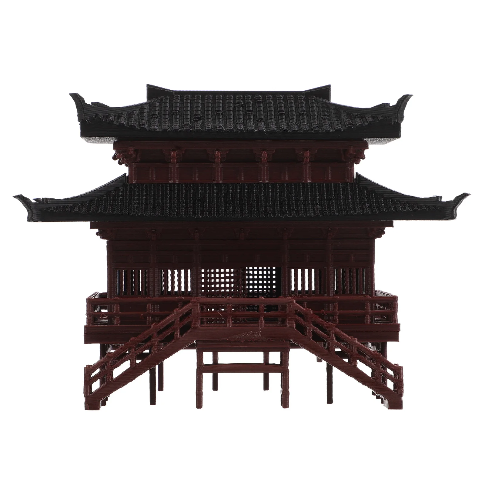 

Miniature Pavilion For Aquarium Resin Fish Tank Decor Asian Style Building Micro Landscape Ornament For Bonsai Accessories