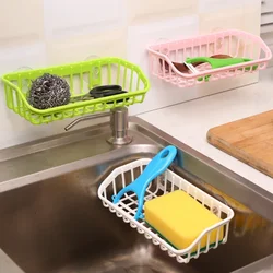 Multifunctional Durable Suction Cup Dishwashing Sponge Holder Hanging Storage Rack Drain Rack Sink Shelf Kitchen Accessories