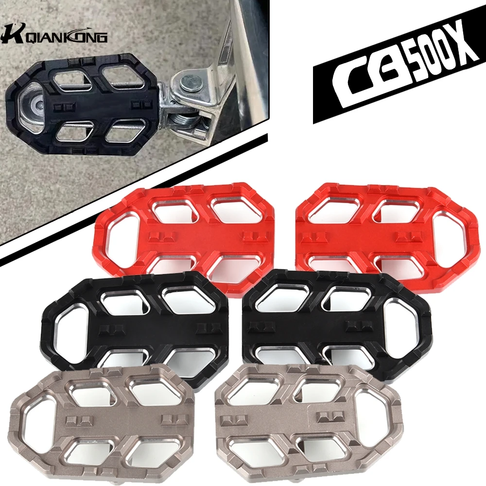 دراجة نارية لهوندا NX400 NX500 NX 400 NX 400 2023 2024 2025 ملحقات ألومنيوم باستخدام الحاسب الآلي مسند القدم أوتاد القدم الدواسات nx400 #1