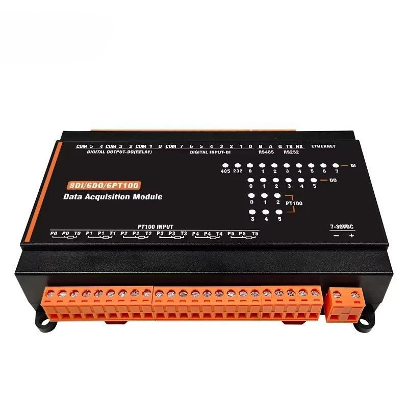 

MB318K 8PT+8DI+6DO RS485 RS232 Ethernet Modbus Rtu Tcp Io Acquisition Module