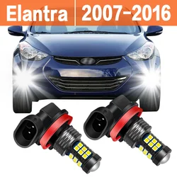 2PCS Car LED Fog Light Lamp Bulb For Hyundai Elantra 2007-2016 2010 2011 2012 2013 2014 2015 Replace Bulbs Auto Accessories