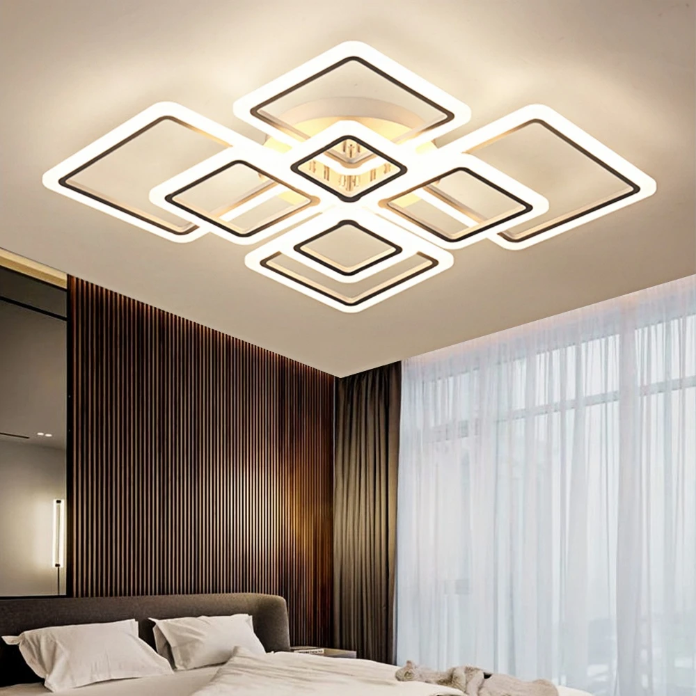 IRALAN Dimmable LED Ceiling Light Flush Mount Ceiling Lights Fixture Acrylic Pendant Light for Living Room Dining Room Kitchen