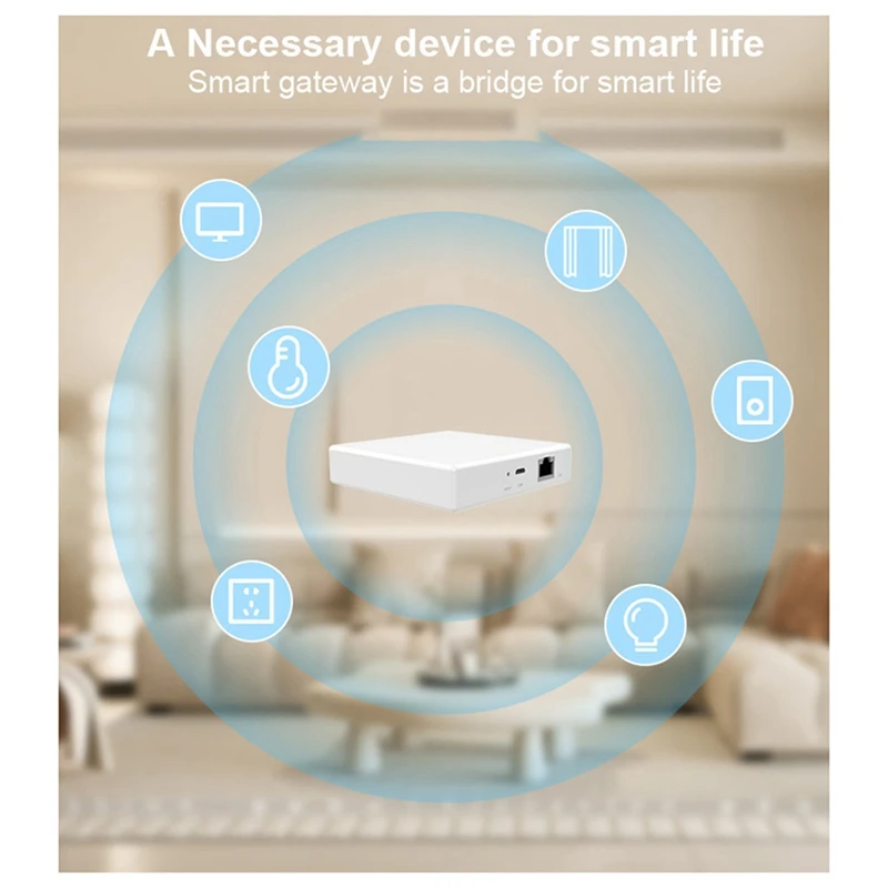 3CGRO-Graffiti Zigbee Wired Gateway For Matter Protocol Smart Home Network Hub Remote Multifunction Control Gateway