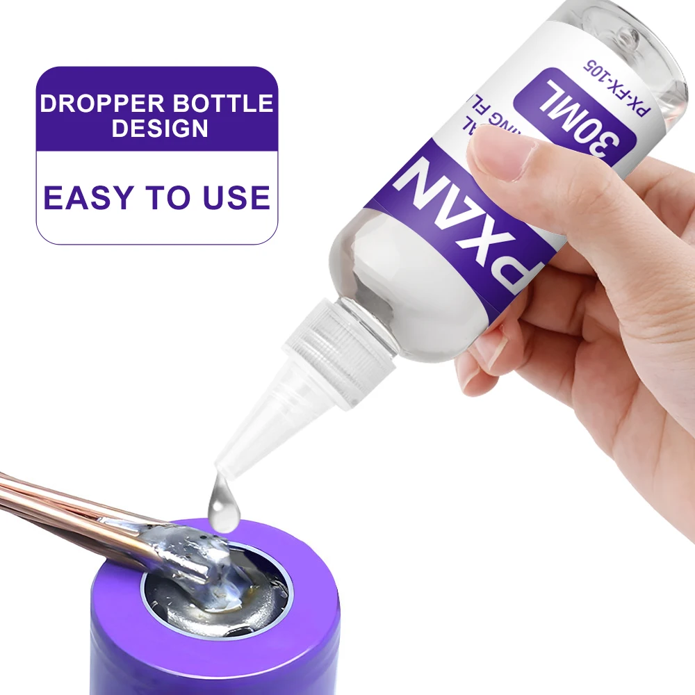 تدفق سائل، بدون تنظيف، بطارية، ستانلس ستيل، نحاس، حديد، نيكل، صفائح مجلفنة ومعادن أخرى، تدفق متعدد الوظائف #2