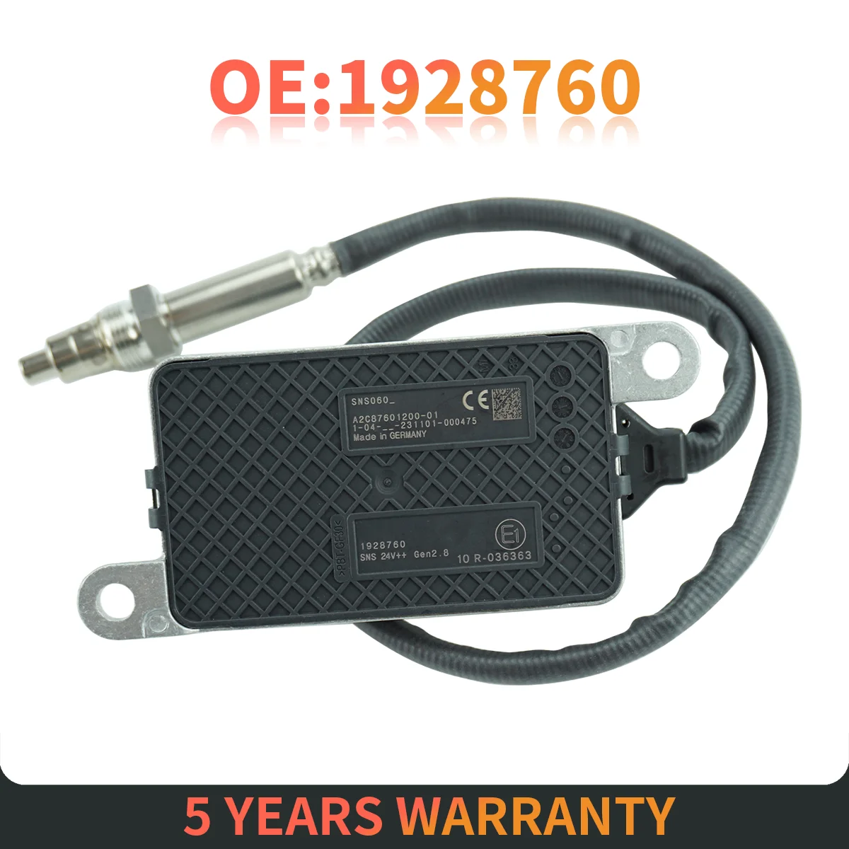 Fits for Cummins DAF Truck XF Euro NOx Sensor OE 1928760 New Nitrogen Oxides Sensor 5WK9 6752C