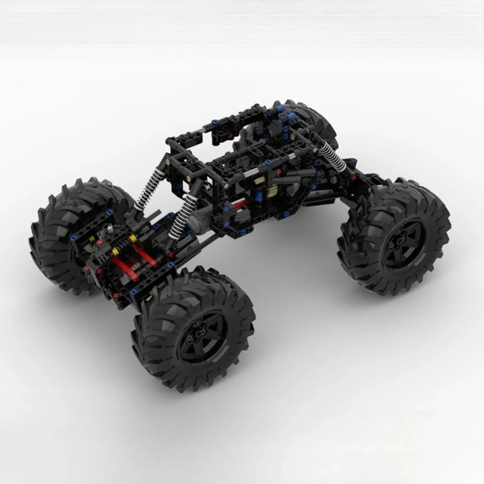 

Набор строительных блоков для сборки шасси внедорожника 4WD, модель автомобиля для самостоятельной сборки, игрушка для детей, подарок для мальчиков