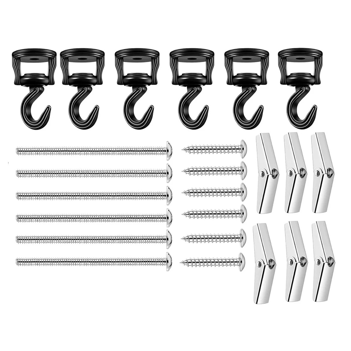 

Потолочный крючок Крючок для освещения Крючок для орхидей для подвешивания растений Поворотный крючок для установки потолка Полость Настенное крепление