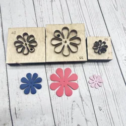 New Japan Steel Blade Wooden Die  Flower mold Leather Craft Punch Hand embossed leather