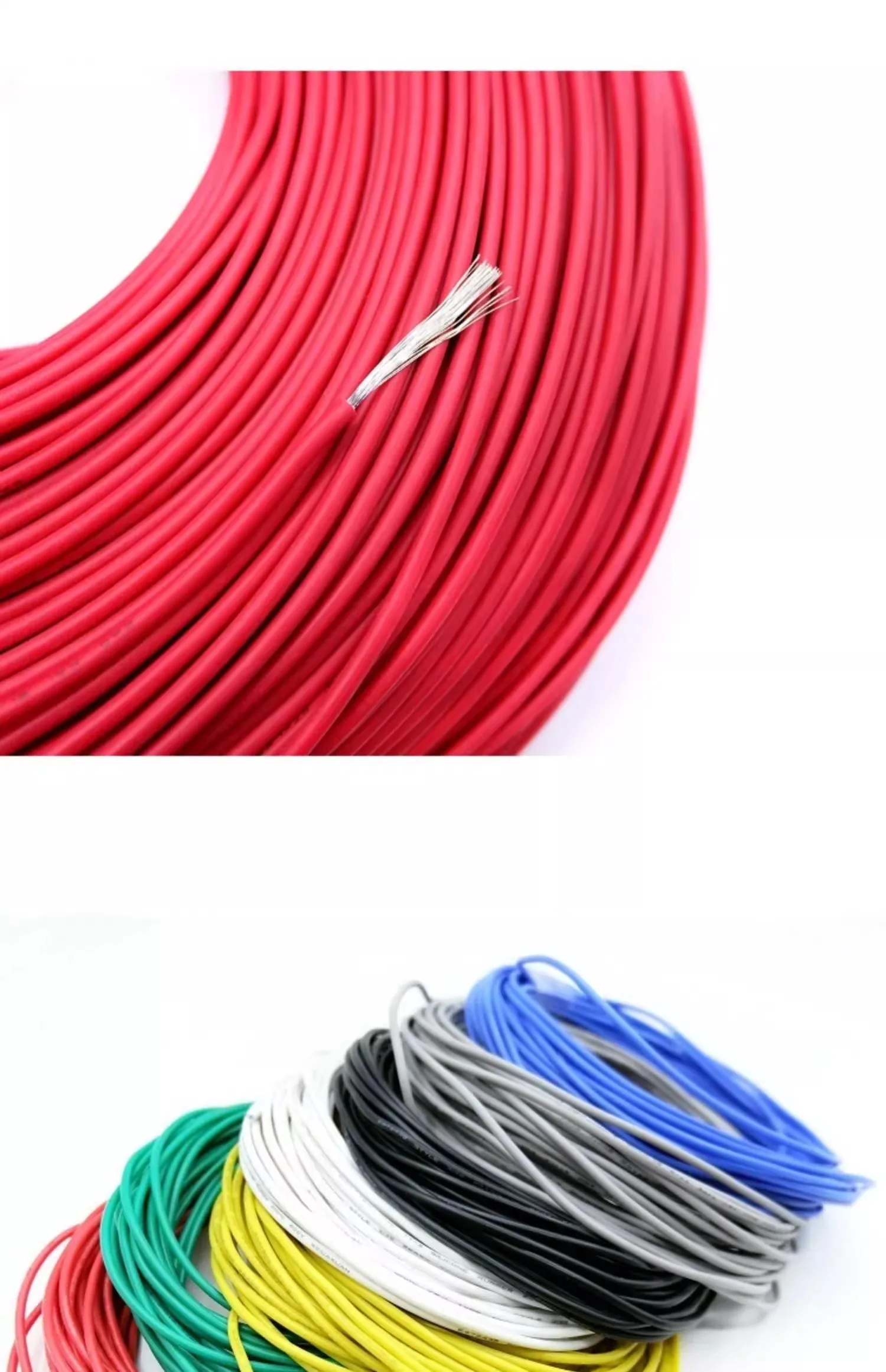 100 م #   10AWG خاص لينة سلك السيليكون مقاومة للحرارة 200 درجة 600 فولت طائرة نموذجية سلك توصيل بطارية الليثيوم