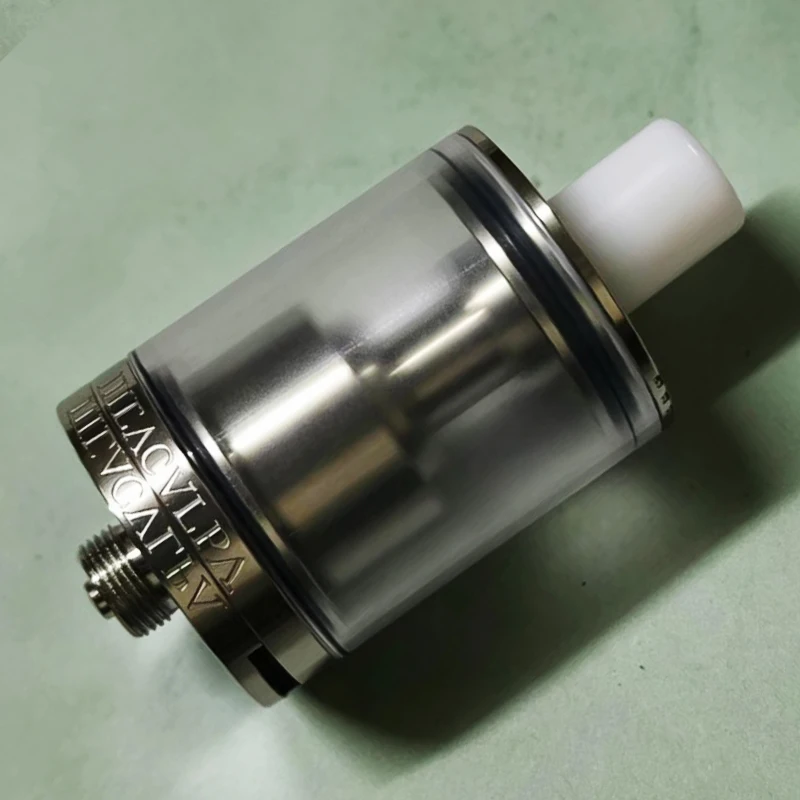 YFTK Mea Culpa Style MTL RTA Yeniden Yapılabilir Tank 316ss 22mm 3.5ml Tek Bobinli 4 Hava Diskli PC Donanım Aksesuarları VS Kuma V4