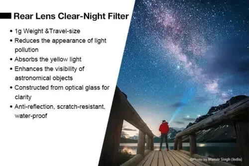طقم مرشح ND للعدسة الخلفية الزجاجية البصرية لـ Sigma 14-24mm F/2.8 DG DN Art E & L، أربعة مرشحات - ND0.9 8x ND1.2 ND1.8 ND3.0 1000x