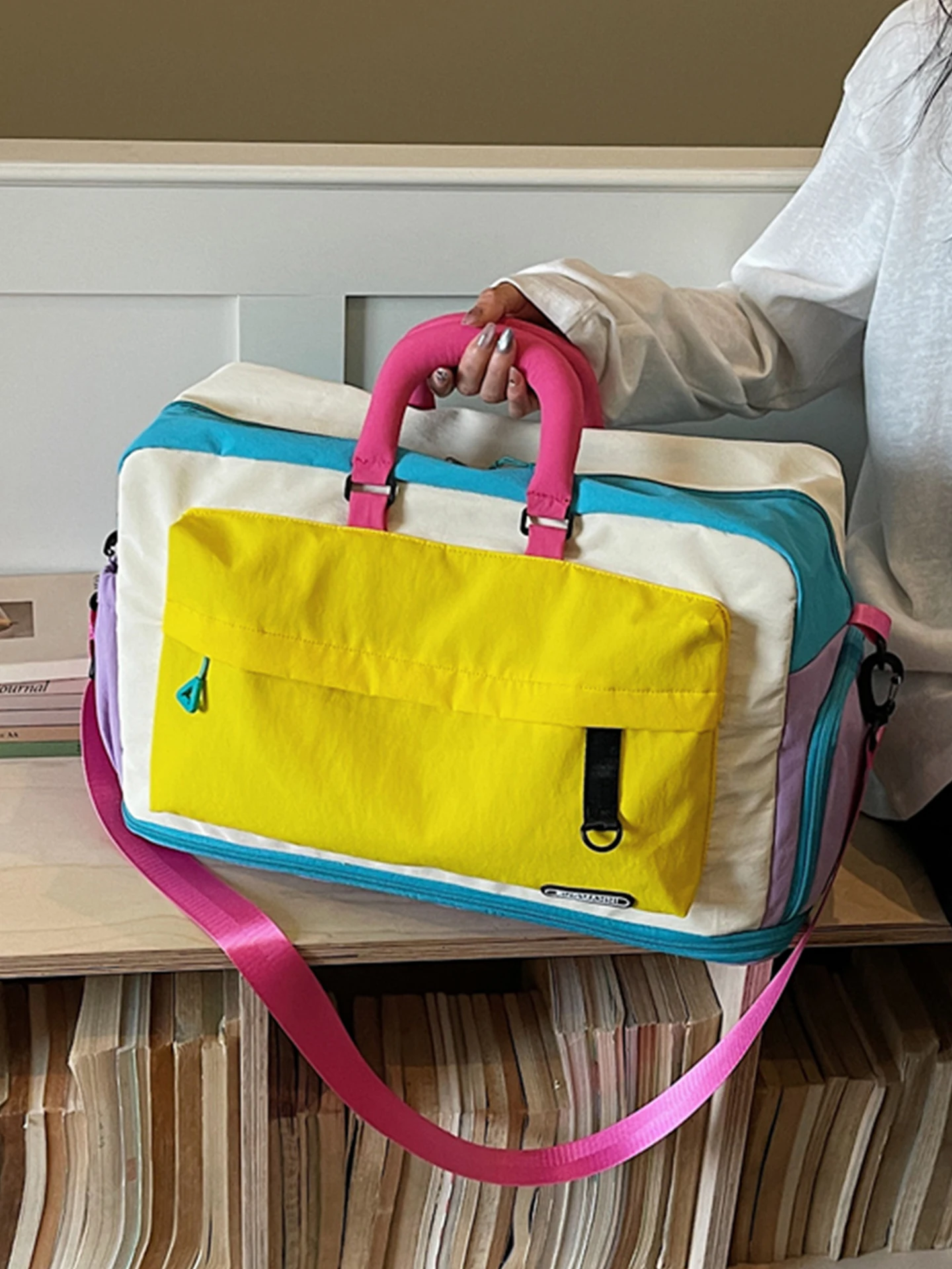 sac-de-voyage-a-grande-capacite-dopamine-color-block-pour-les-courts-sejours-sac-a-main-pour-le-check-in-leger-et-tendance-en-tissu-oxford