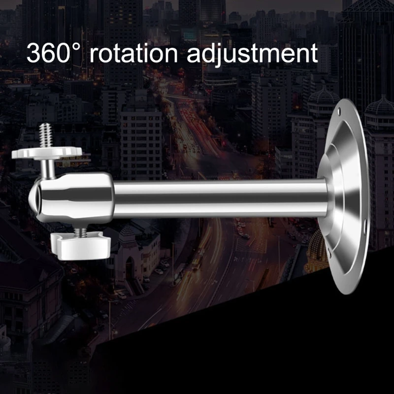Soporte montaje para cámara vigilancia acero inoxidable con ajuste multidireccional